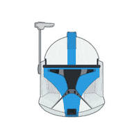 Clone Wars Helmet Sticker