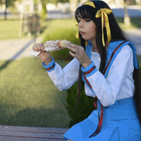 Haruhi Suzumiya Love GIF