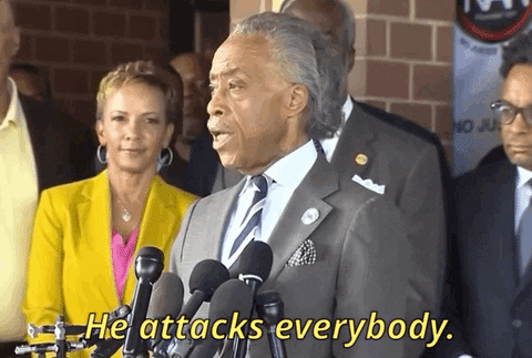 news giphyupload giphynewsuspolitics donald trump al sharpton GIF