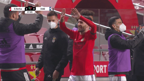 Sl Benfica Hug GIF by Sport Lisboa e Benfica