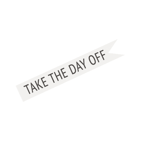mackenziesitstudio day off take the day off sitstudio sit studio Sticker
