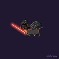 Star Wars Dog GIF by Stefanie Shank