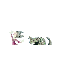 Oh No Hello Sticker by AnnHansonArt