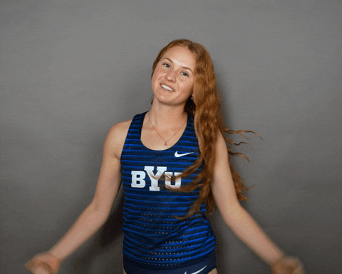 Celebration Muscle GIF by BYU Cougars