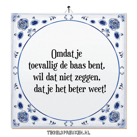 Nl Troost Sticker by Tegelspreuken.nl