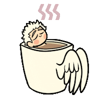 Relaxing Good Omens Sticker by Kyra