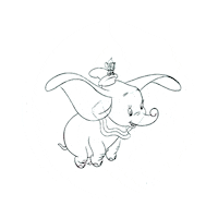disney elephant Sticker by Lladró