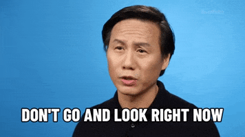 Dont Look GIF by BuzzFeed