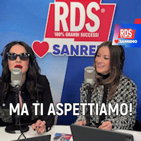 Ti Aspetto Sabato Sera GIF by RDS 100% Grandi Successi