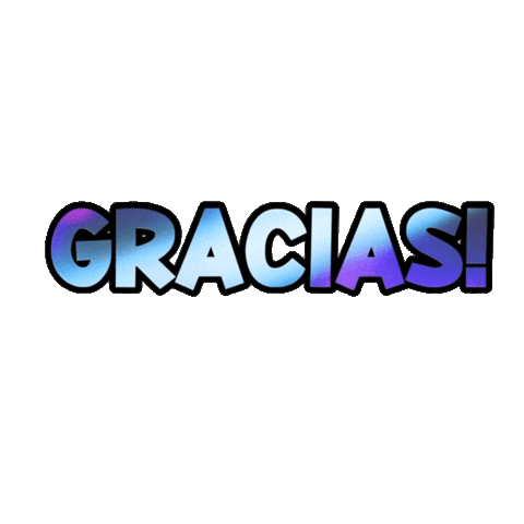 Spanish Thank You Sticker by Valenciz