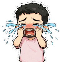 Sad Tears Sticker