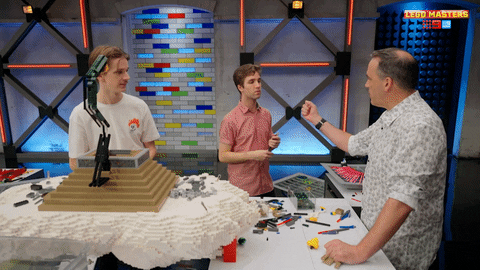 Channel 9 Fist Bump GIF by LEGO Masters Australia