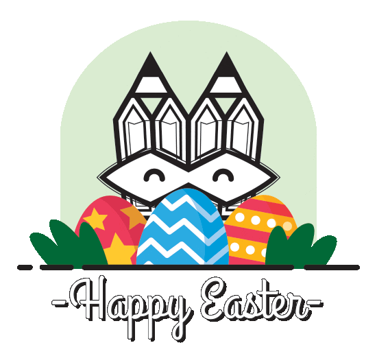 Easter Eggs Sticker by Stamatia Alexaki