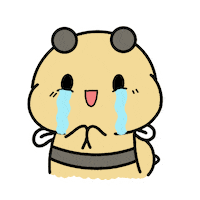 Bumble Bee Smile Sticker by Aminal Stickers