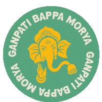 Ganesh Ganpati Bappa Sticker by Hoovu Fresh
