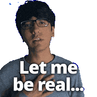 For Real Seriously Sticker