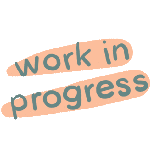 ElodieBougeois giphyupload work working progress Sticker