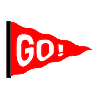 Go Red Flag Sticker by Southern Utah University