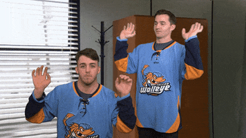 The Office Hockey GIF by Toledo Walleye
