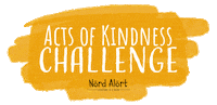 noerdaloert nerd challenge kindness be kind Sticker