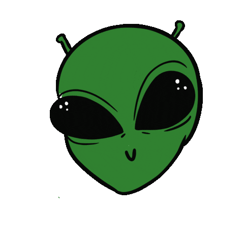 astridsrandomart giphyupload wink alien astridsgifs Sticker
