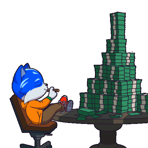 Cat Smoking Sticker by Toshithecat