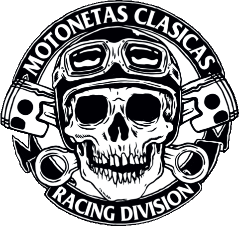 Calavera Scooters Sticker by Motonetas Clasicas