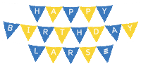 Happy Birthday Lars Sticker by Ericsson
