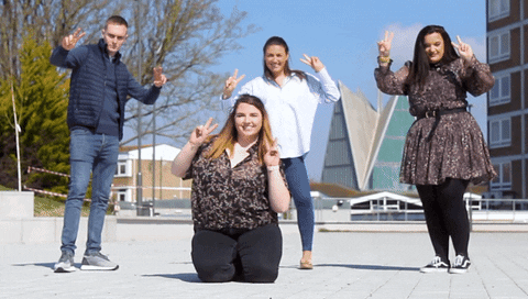 Peace Out Wiggle GIF by Christ Church SU