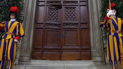 Closing Sistine Chapel GIF by PBS News