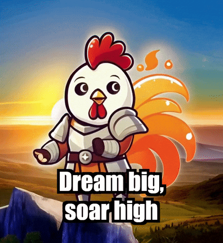 Dream Big Soar High GIF by Zorooster