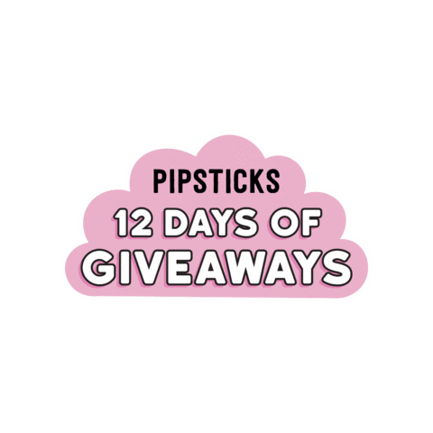 Giveaway Sticker by Pipsticks