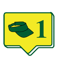 Masters Tournament Love Sticker