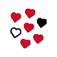 Coeurs Hearts Sticker by Marie Starek Joaillerie