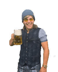 Apres Ski Beer Sticker by Otto Wunderbar