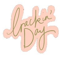 heycece pink hey cece heycece cracking day Sticker