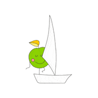 Happy Apple Sticker by Appel à Tous