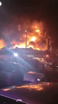 Blaze Rips Through Salvation Army Store in New Jersey