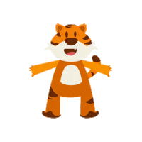 Tiger Tigo Sticker by Lingoace Indonesia