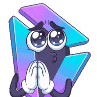 Sad Big Eyes Sticker by IDX Solana