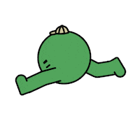 Sticker Running Sticker by Loop Parade