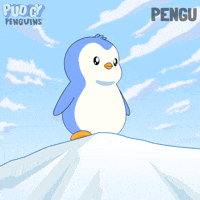 Be Free The Mountain GIF by Pudgy Penguins
