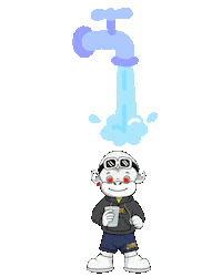 Water Wave Sticker by Zhot