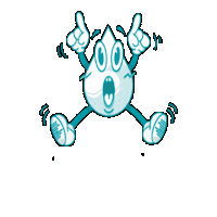 nimarsolucionesgraficas design blue white water Sticker