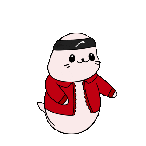 Happy Dance Sticker by Sappy Seals Community