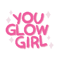 danniepriianti love pink girls glow Sticker