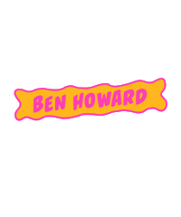ben howard Sticker by LollapaloozaBerlin