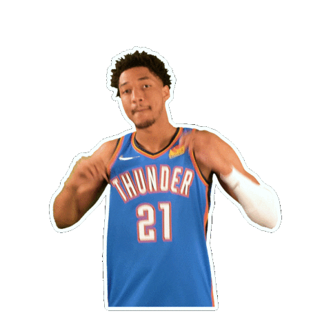  Oklahoma City Sticker by OKC Thunder Illustration 