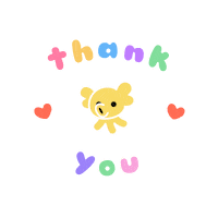 Thank U Reaction Sticker by PlayDappTown