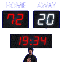 20 Away Sticker